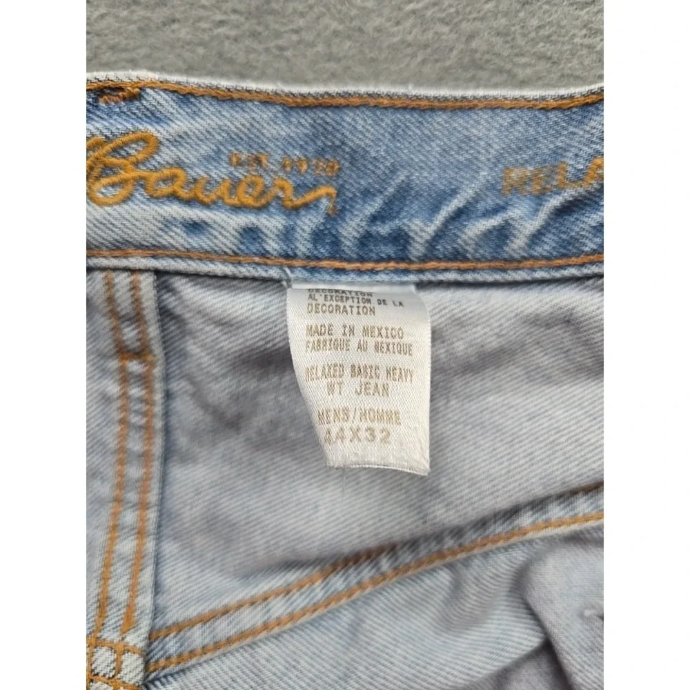 Eddie Bauer Edition Denim Jeans W44xL34 Relaxed‎ Fit Basic Heavy Light Wash
